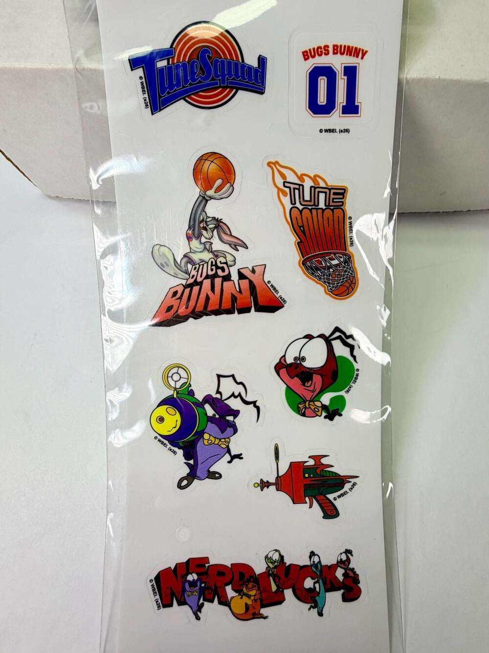 Space Jam 30th Anniversary Adhesive Decals 16-Sticker Sheet - Picture 6 of 6